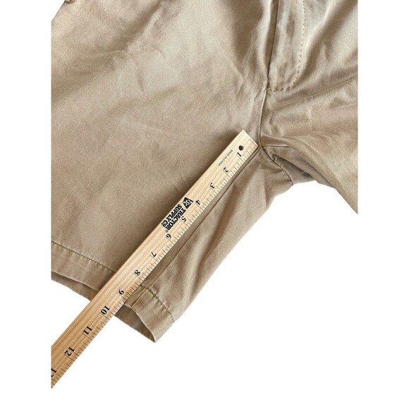 PETER MILLAR Winston Washed Twill Pima Cotton‎ Golf Chino Shorts Mens 35 Tan - Picture 7 of 11